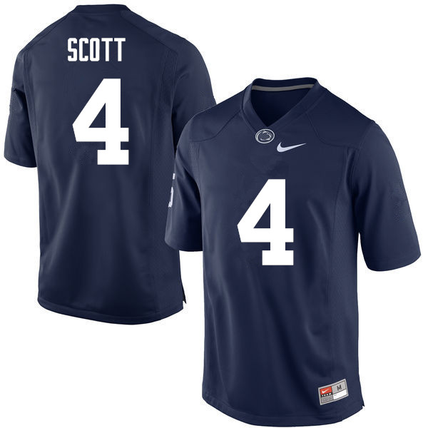 NCAA Nike Men's Penn State Nittany Lions Nick Scott #4 College Football Authentic Navy Stitched Jersey XRE5598SU